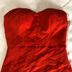 ARK & CO. Vibrant Orange Cocktail Dress